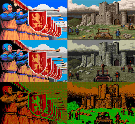 Defender of the Crown (Amiga, Atari ST, DOS)