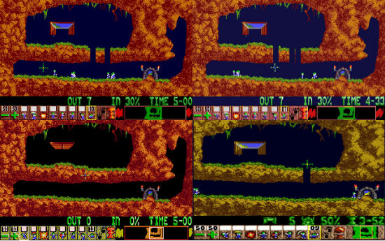 Lemmings (Amiga, Atari ST, Sega Genesis, DOS)